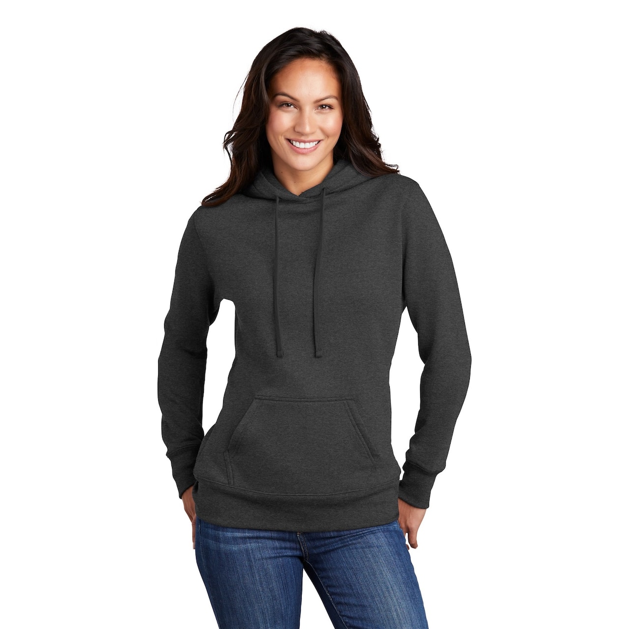 Port & Company® Hooded Pullover Ladies Core Fleece Sweatshirt